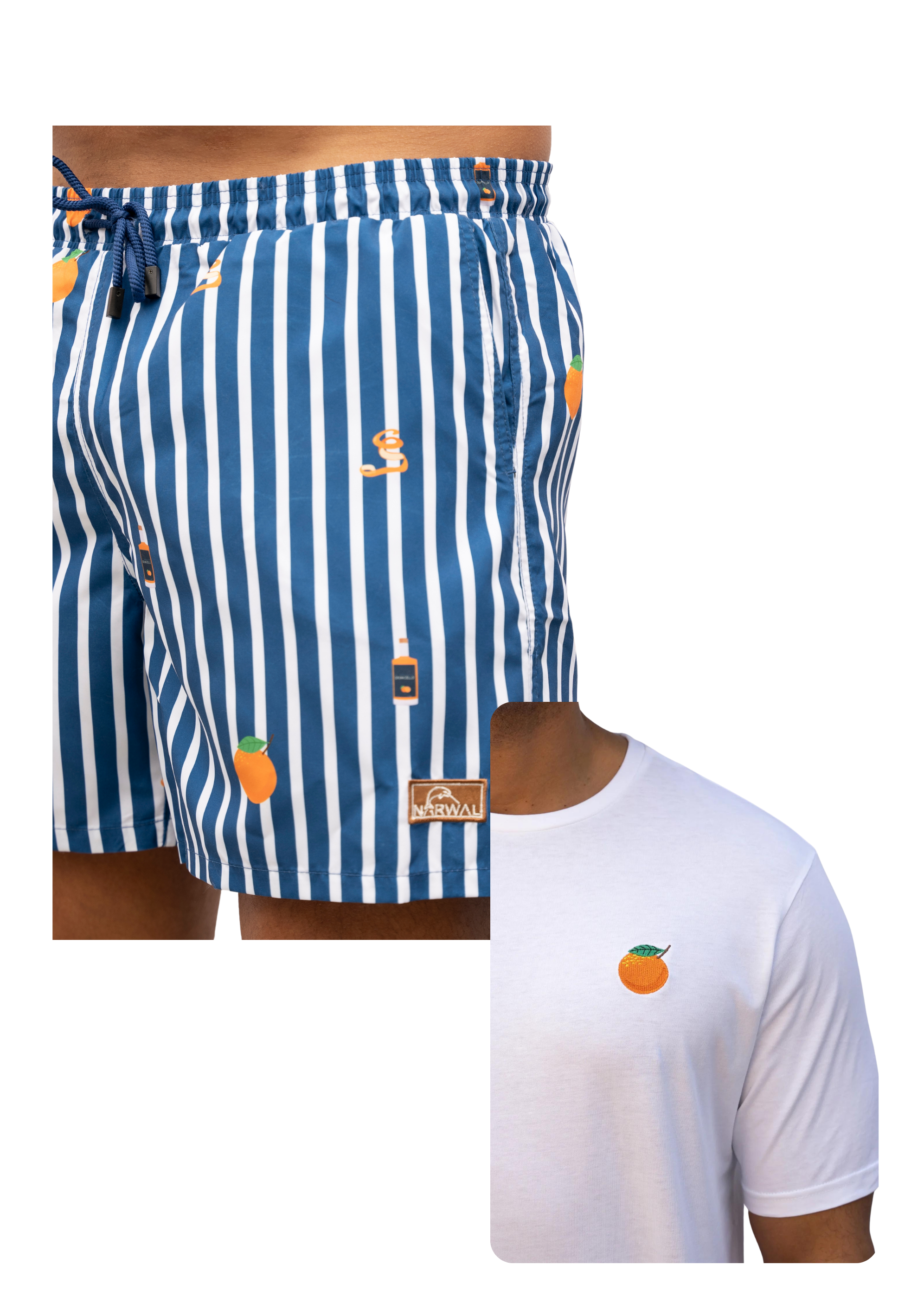 Orancello Swim Trunks and T-shirt Bundle