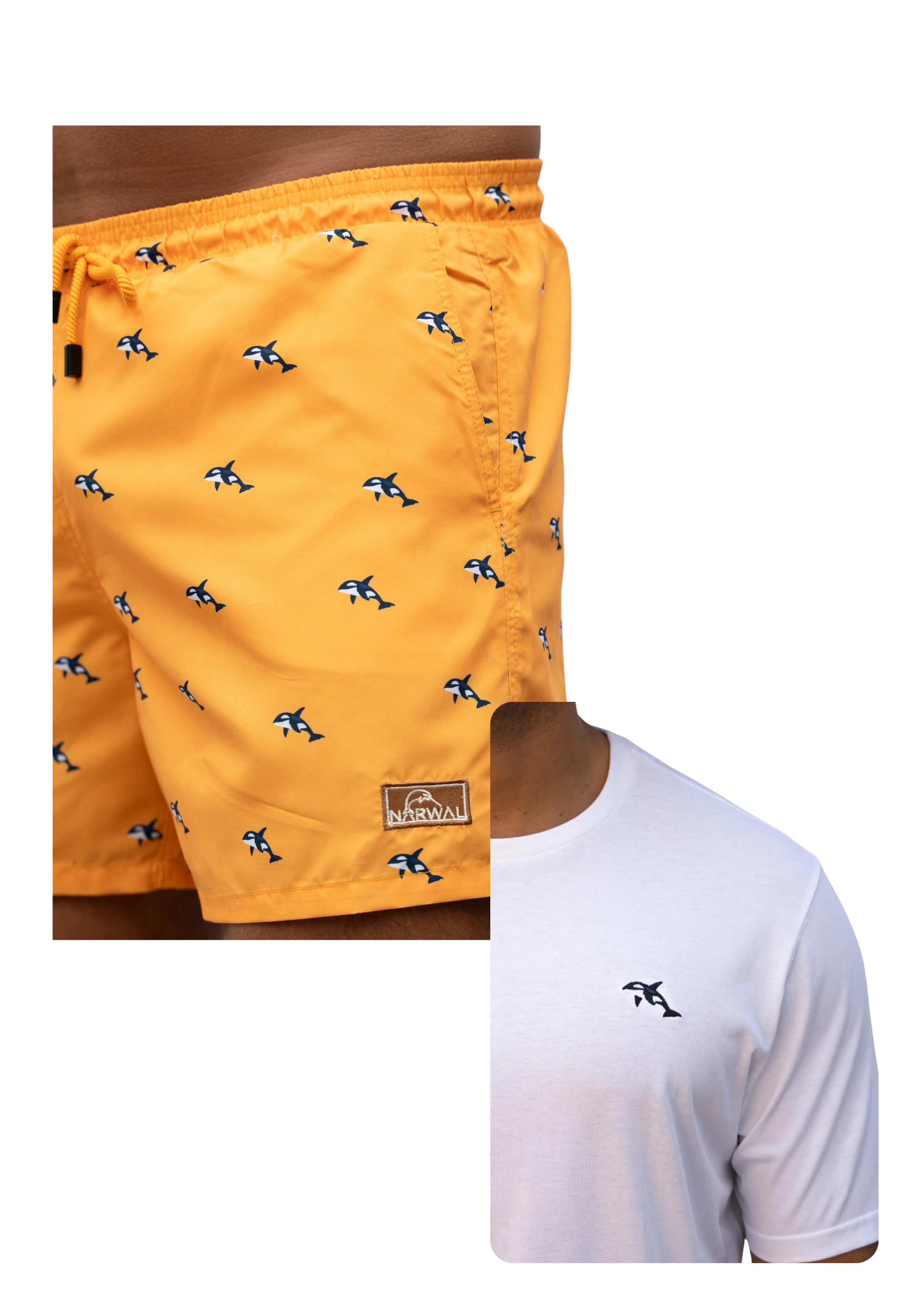 Orca Swim Trunks and T-shirt Bundle