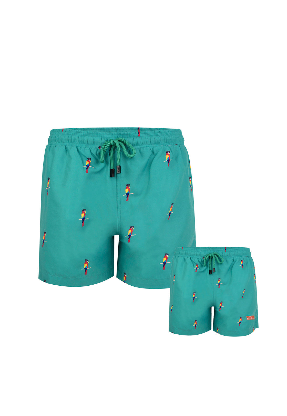 Parrot Father & Son Swim Trunks Bundle
