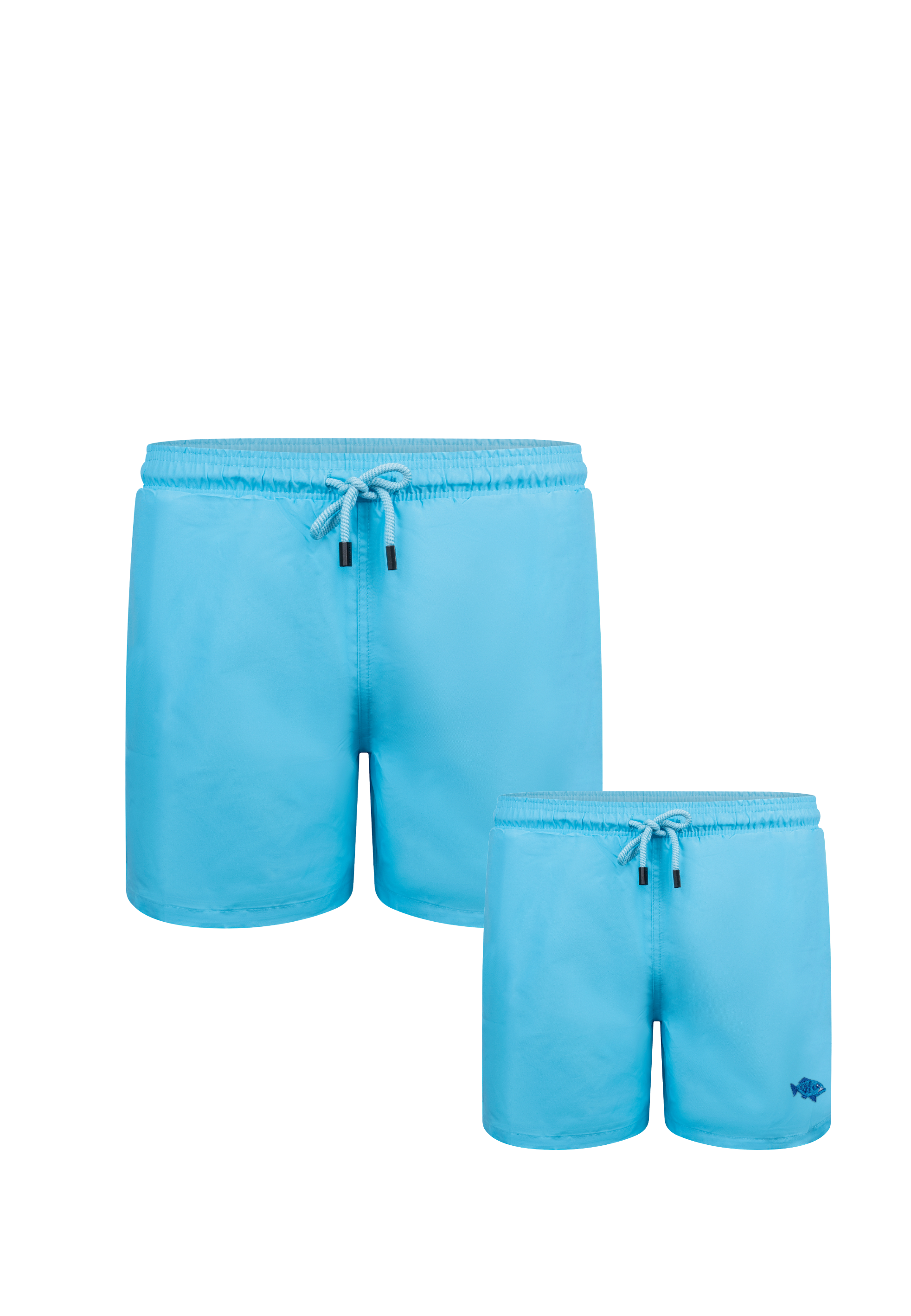 Piranha Plain Father & Son Swim Trunks Bundle