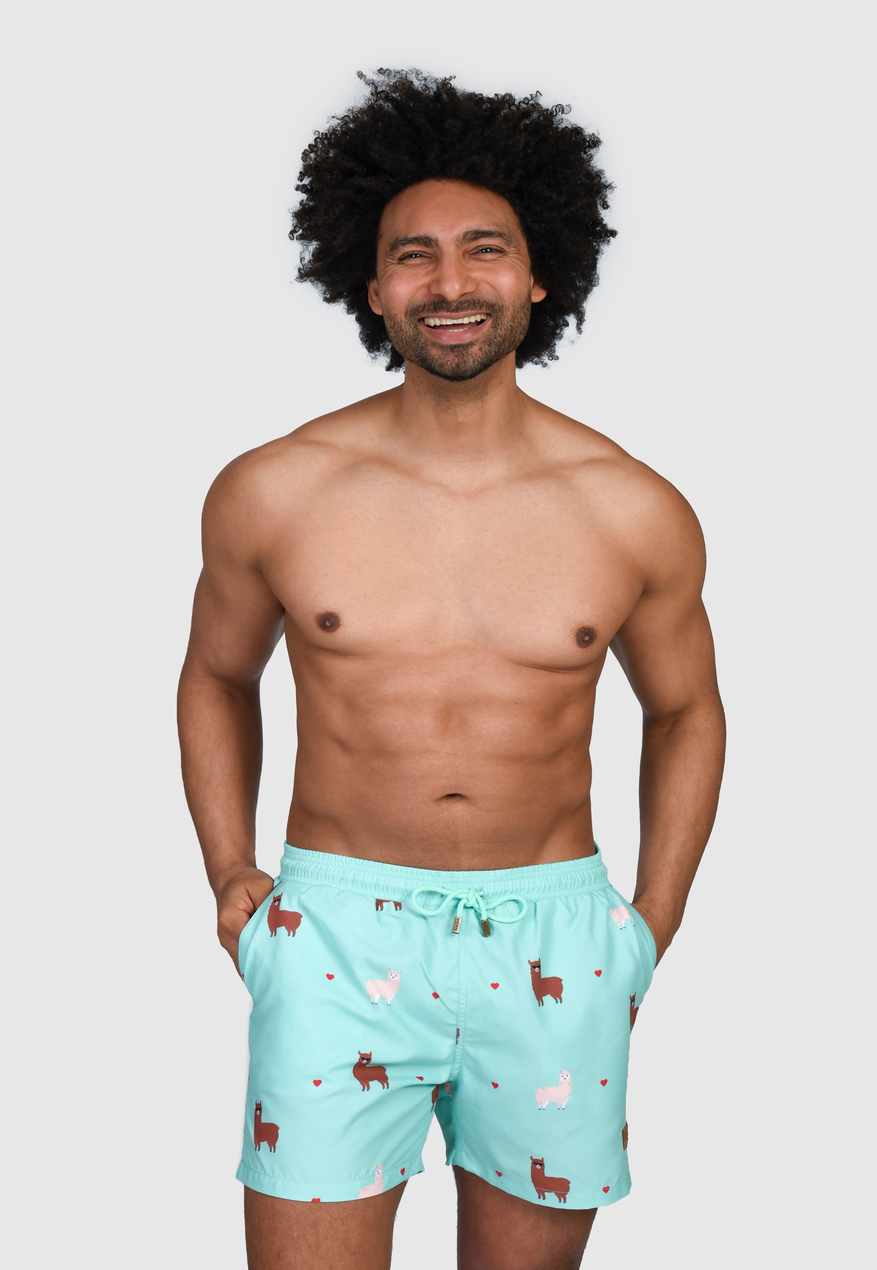Alpaca Father & Son Swim Trunks Bundle